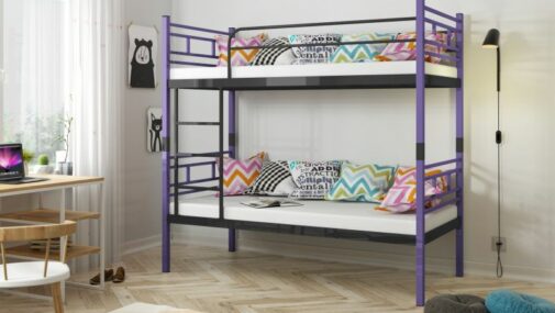 Czy łóżko piętrowe metalowe jest dobry rozwiązaniem do pokoju młodzieżowego?